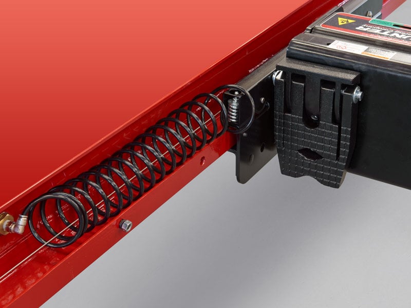Four post lift rack airline feature