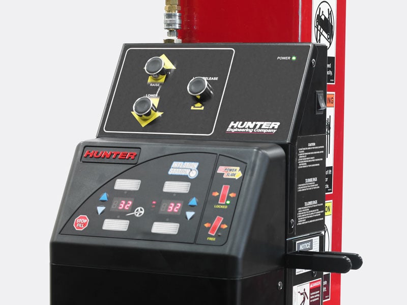 l45x four post lift rack controls