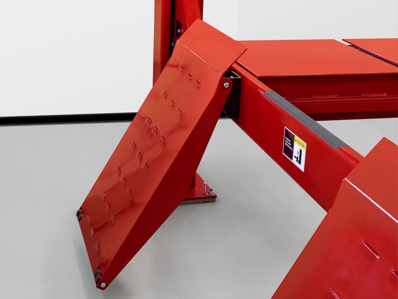 four post lift ramp
