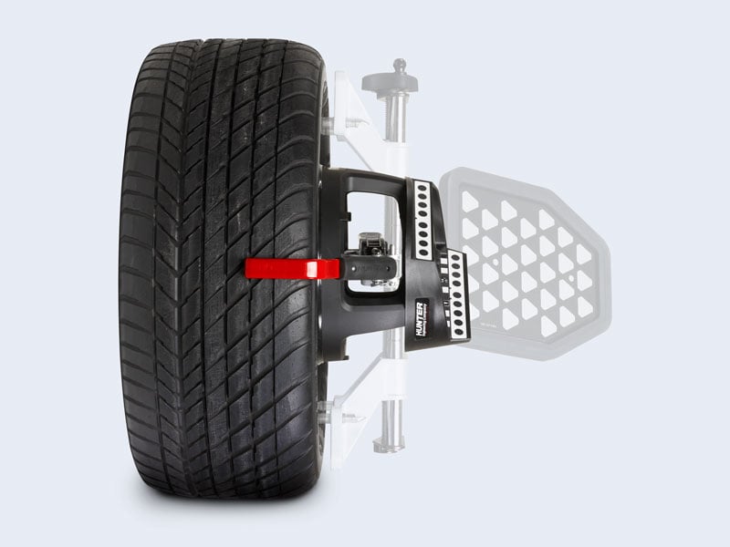side profile view of quickgrip wheel adaptor 